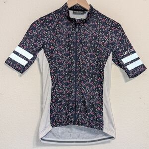 Café Du Cycliste Rx Centifolia Floriane Women Cycling Jersey Size Large